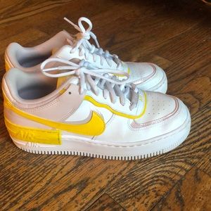 Nike Air Force 1 Shadow n Speed Yellow/Barely Rose